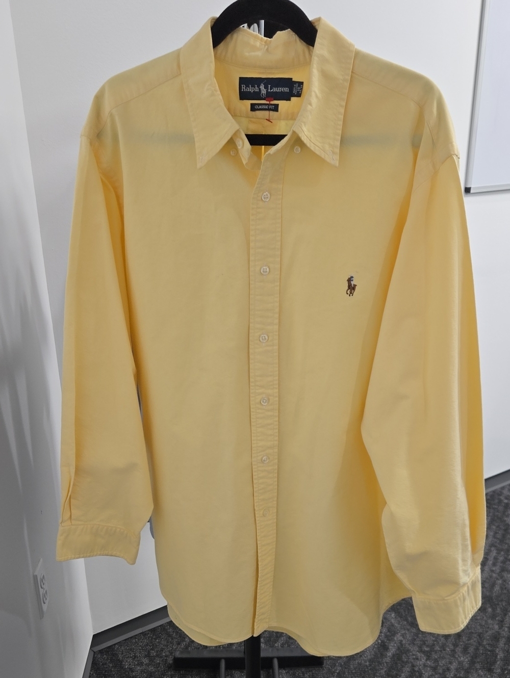 Ralph Lauren Men's Yellow Button Down